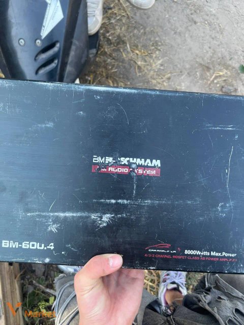 Автомобільний підсилювач звуку Boschman BM Audio BM-600.4 8000 Вт