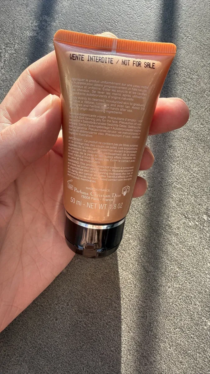 Автозасмага для обличчя Dior Bronze Gelée Autobronzante — фото 2