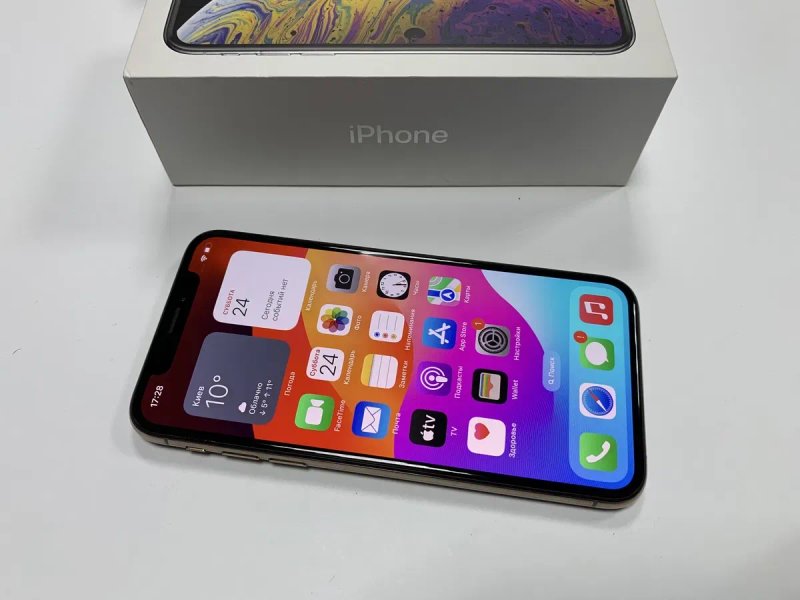Айфон / iPhone Xs 64GB (Gold) Neverlock. Идеал — фото 2