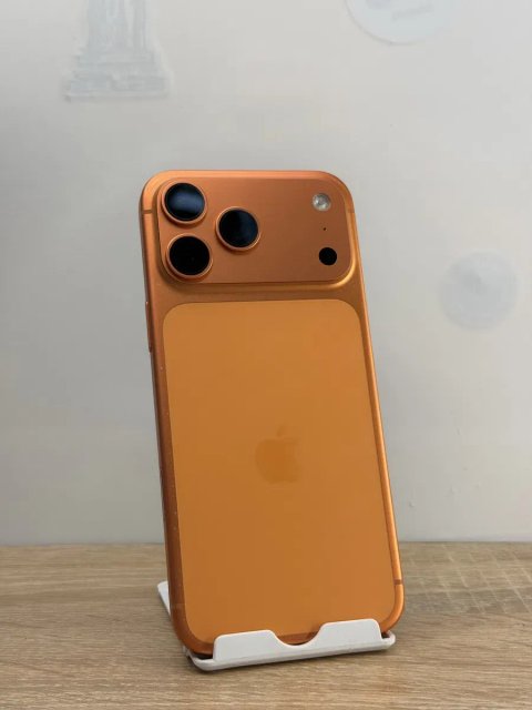 Б/У iPhone 17 Pro Max, 256GB, Cosmic Orange, SIM+eSIM (МАГАЗИН/ГАРАНТИЯ)