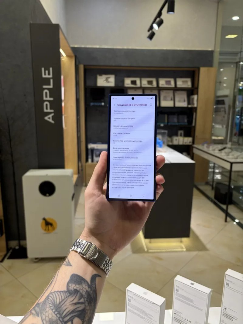 Б/У Samsung Fold 7, 12/256GB, Blue, DualSIM (МАГАЗИН/ГАРАНТИЯ) — фото 8