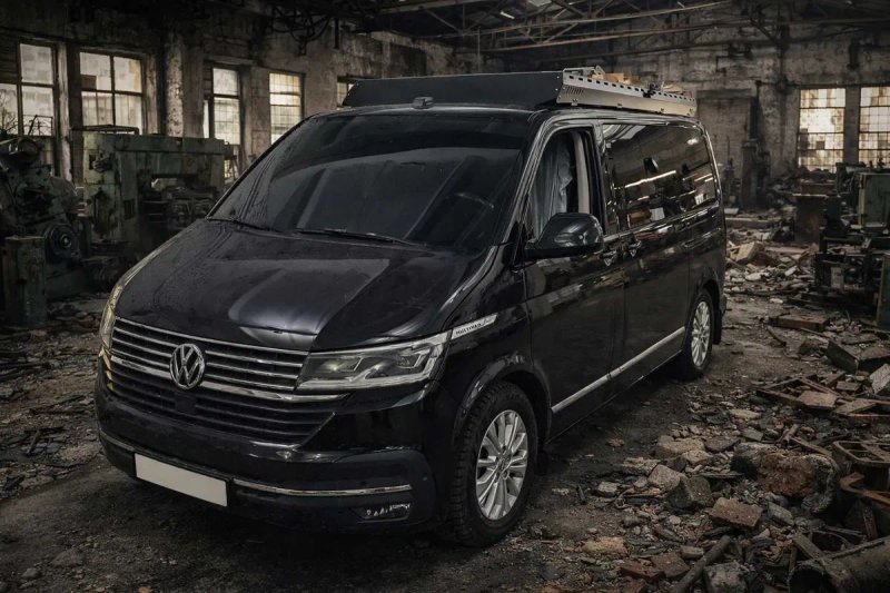 Багажник експедиційний алюміній VW Transporter T5 T6 Multivan Caravell — фото 8