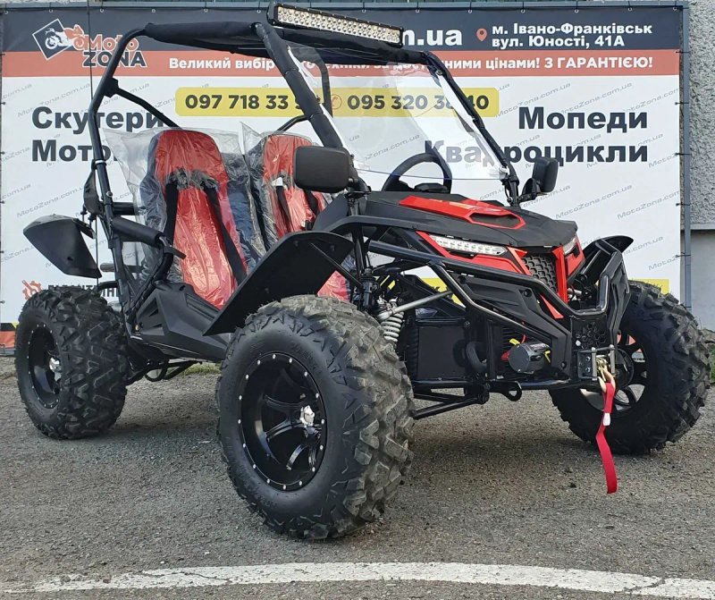 Баггі KTA K7 300cc Red FI Інжектор Новинка 2026р. + Доставка — фото 2