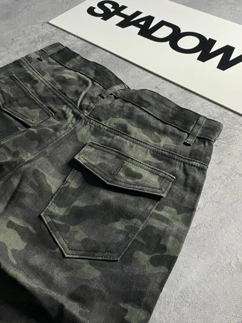 Baggy jeans Army | Камуфляжні широкі джинси sk8 y2k opium type rap rep — фото 5
