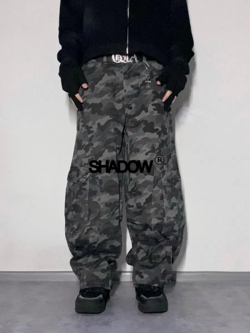 Baggy jeans “Camo” | Широкі джинси камо type jaded opium sk8 rap y2k — фото 2