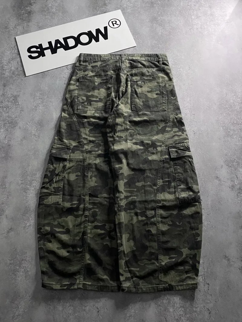 Baggy jeans “Camo” | Широкі джинси камо type jaded opium sk8 rap y2k — фото 4