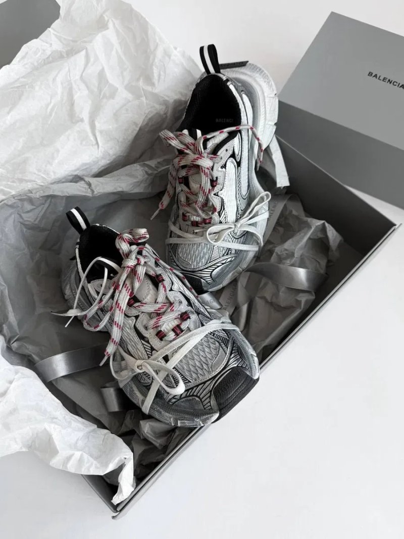 Balenciaga 3XL Grey Silver трендові кросівки баленсіага на платформі — фото 5