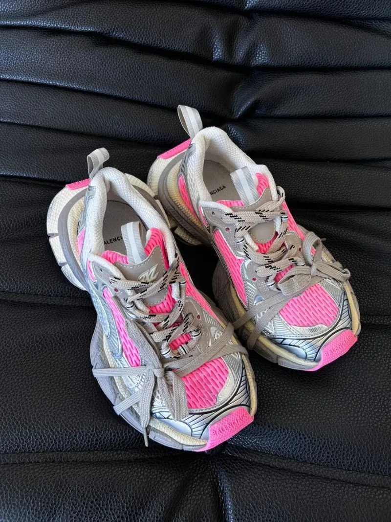 Balenciaga 3XL Silver Pink трендові кросівки баленсіага на платформі — фото 5
