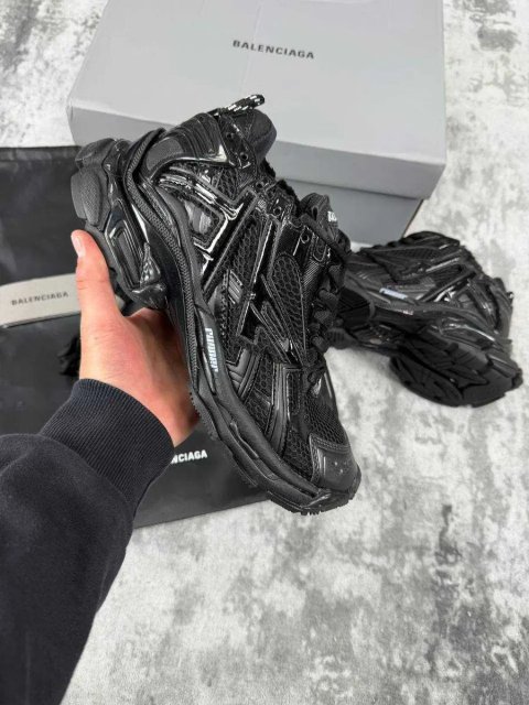 Balenciaga Runner Black Opium кросівки баленсіага чорні великі