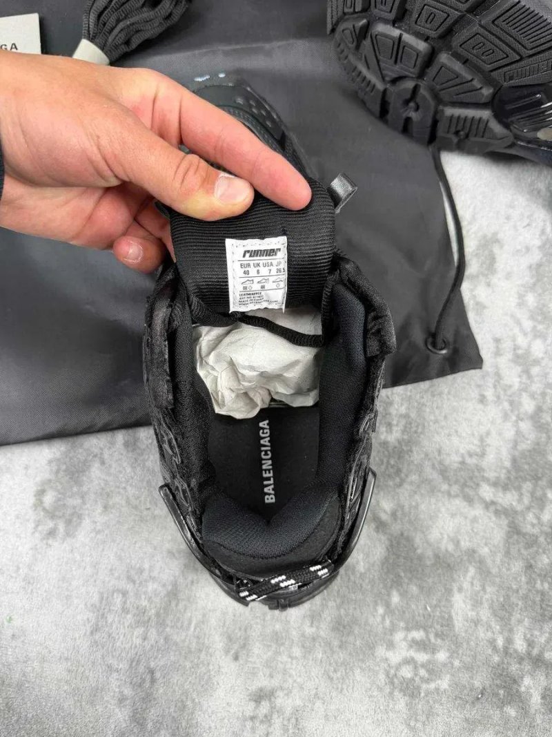 Balenciaga Runner Black Opium кросівки баленсіага чорні великі — фото 3