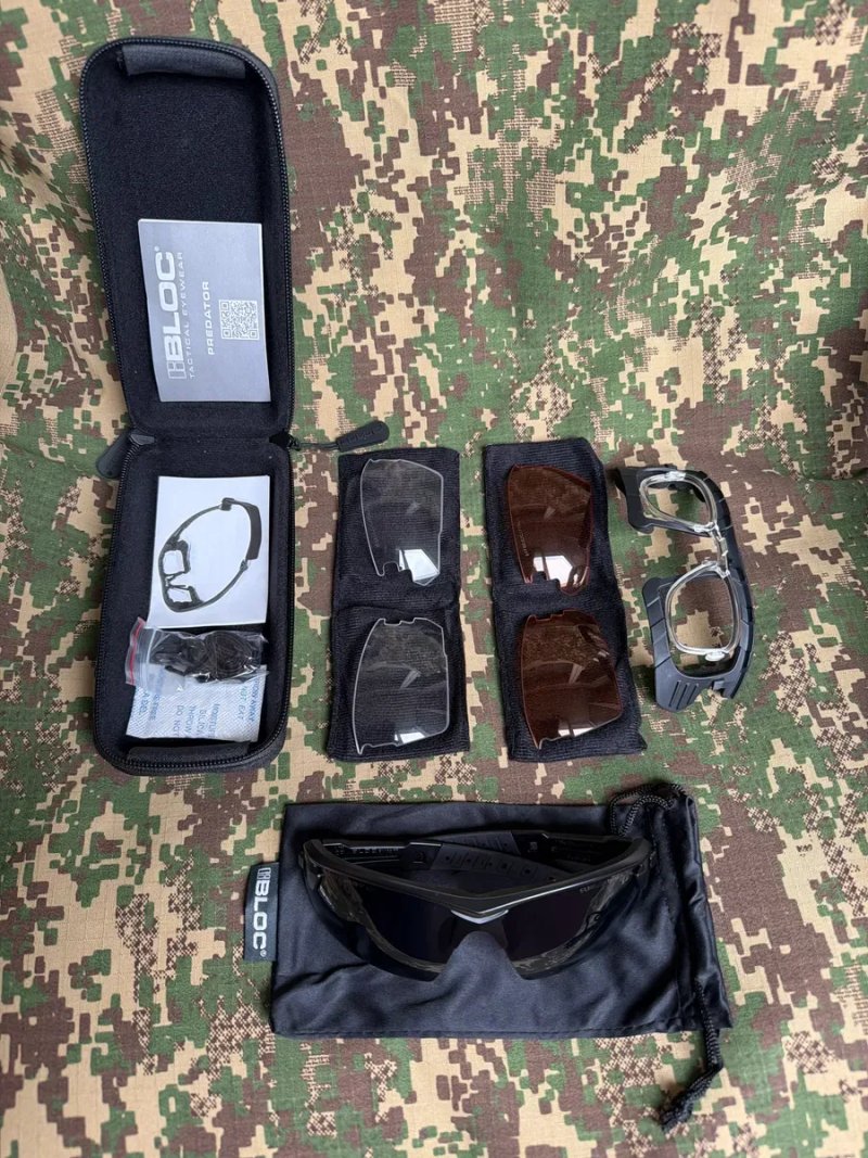 Балістичні окуляри  BLOC® TACTICAL PREDATOR SET USA ORIGINAL‼️ Зі змінними лінзами! — фото 2