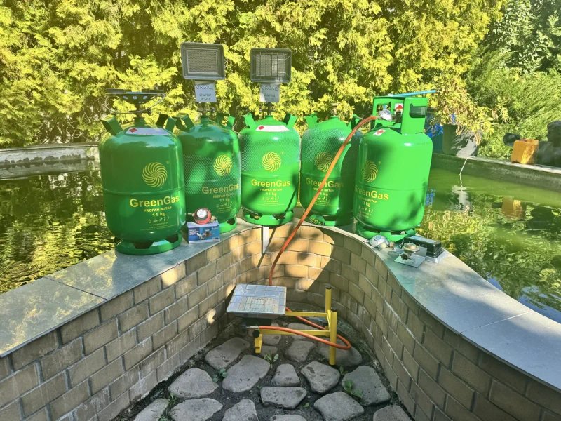 Балон газовий 27л, конфорка, обігрівач, редуктор комплект, перехідник є на 5л,8л,12л,15л гриль,горілка ,пальник — фото 8