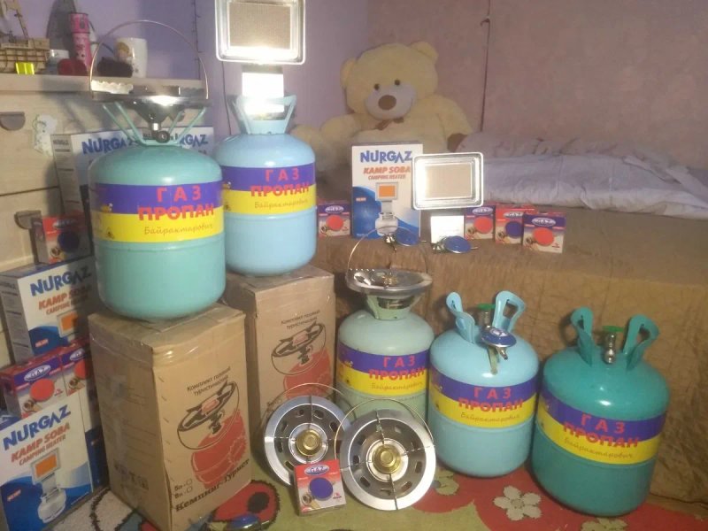 Балон газовий на 2 /6 /8/ 13.5л з пальником. Газовая горелка. Плита — фото 5