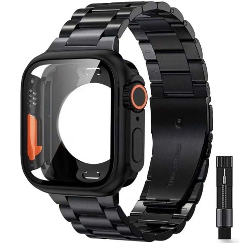 Бампер і металевий ремінець для Apple Watch на всі серії чехол ремешок