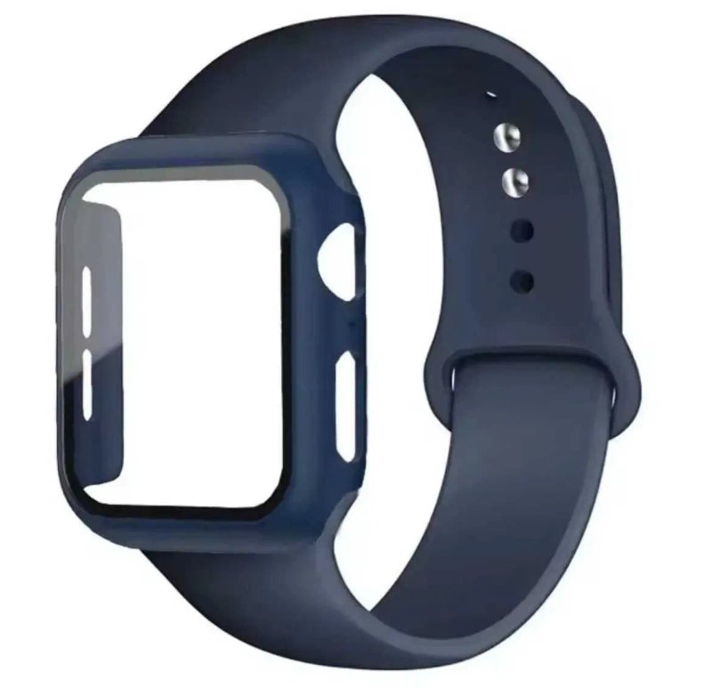 Бампер і ремінець для Apple Watch чехол ремешок силиконовий — фото 2