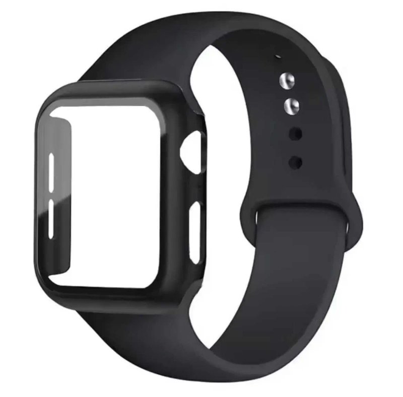 Бампер і ремінець для Apple Watch чехол ремешок силиконовий — фото 3