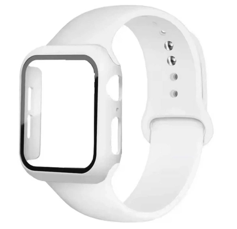 Бампер і ремінець для Apple Watch чехол ремешок силиконовий — фото 5