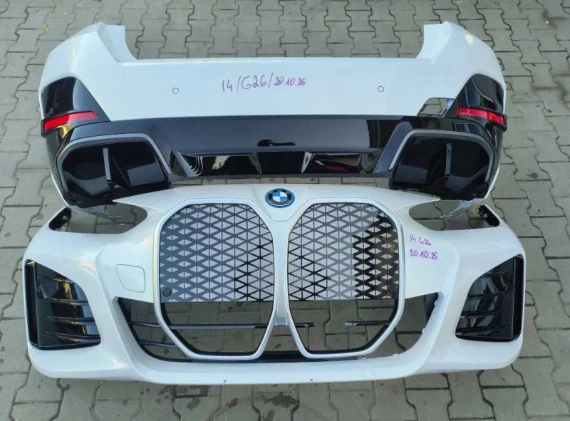 Бампер передній BMW i4 4 G26 M-paket перед оригінал разборка — фото 6