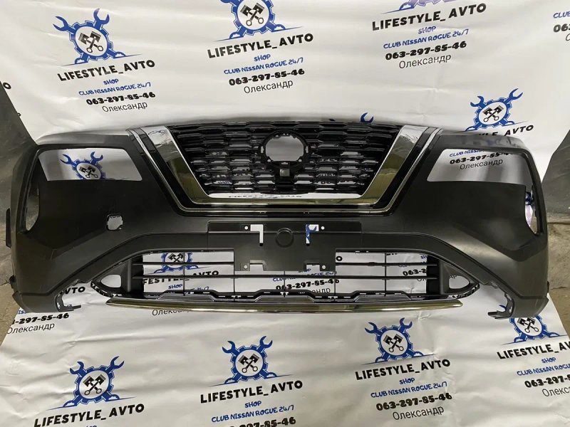 Бампер передний Nissan rogue T33 Бампер передний Нисан рог 2021 2022 — фото 2