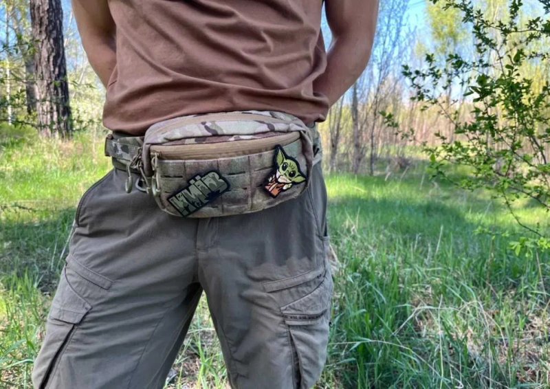 Бананка на пояс через плече Сумка тактична мультикам Cordura 1000D — фото 3