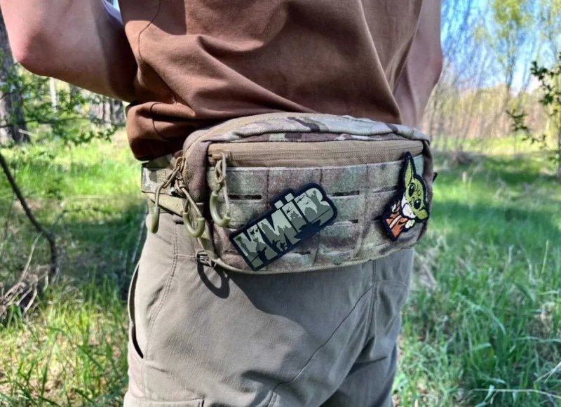 Бананка на пояс через плече Сумка тактична мультикам Cordura 1000D — фото 6
