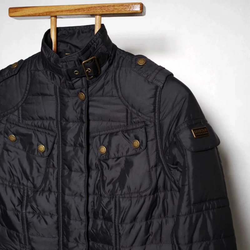 Barbour International World Crosser Belted Quilted XS розмір оригінал — фото 2