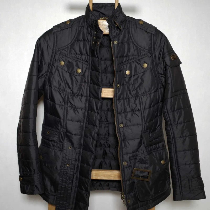 Barbour International World Crosser Belted Quilted XS розмір оригінал — фото 4