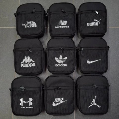 Барсетка чоловіча Nike 3 відділення Oxford 1000D чорна