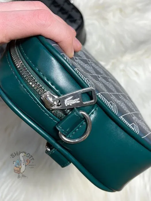 Барсетка LACOSTE чоловіча 25х20 см з пильником — фото 6