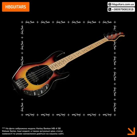 Бас-гітари Harley Benton | M-Style, Enhanced | MB-4 SB Deluxe Series