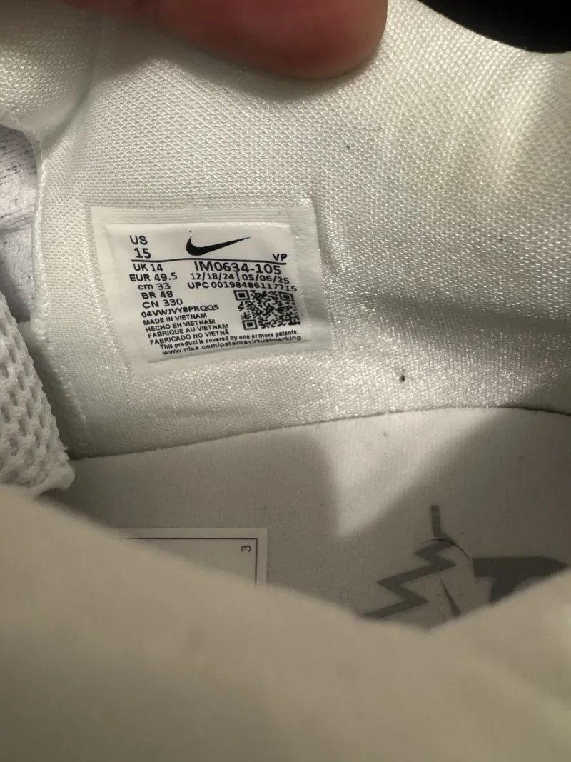 Баскетбольні кросівки 49(33см)Nike KD 18 Team Bank "Triple White" оригінал — фото 8