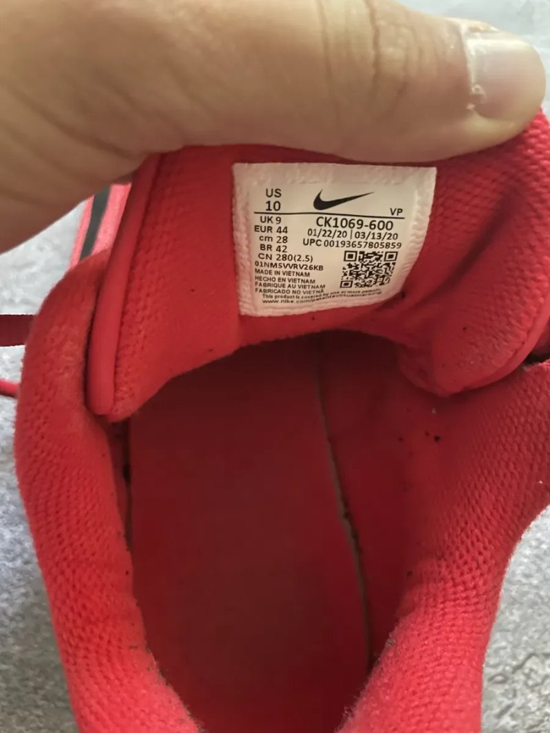 Баскетбольні кросівки Nike Precision Iv University Red Black White 44 розмір — фото 6