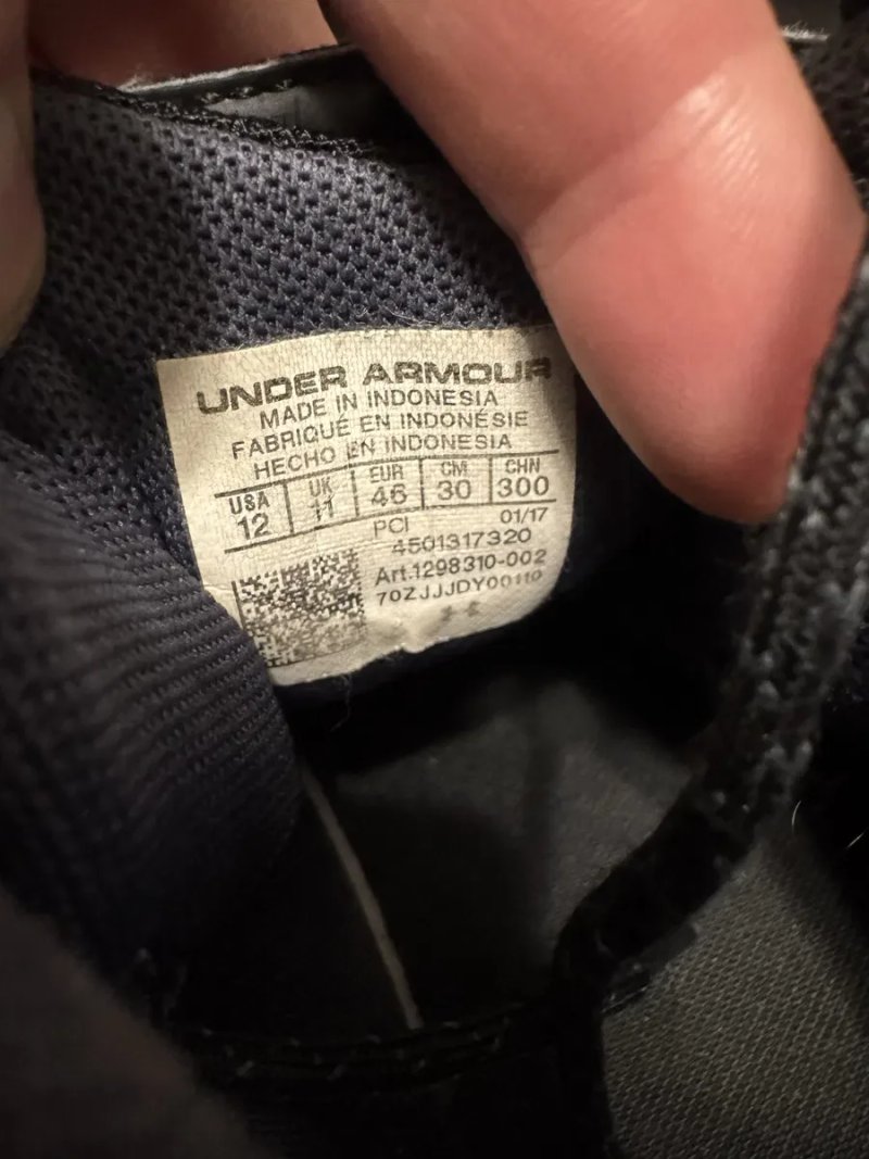 Баскетбольні кросівки Under Armour Get B Zee 46(30см) оригінал — фото 8