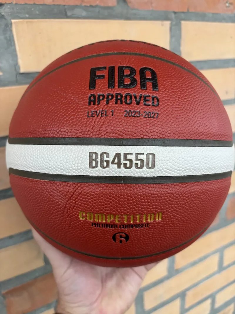 Баскетбольний м'яч Molten BG4550 FIBA, преміум синтетична шкіра, 7/6 — фото 4