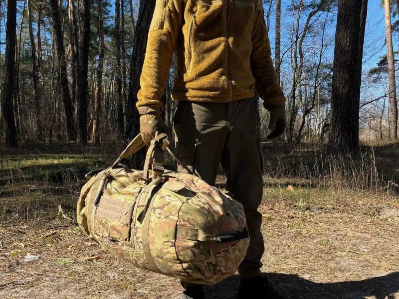Баул мультикам тактична сумка рюкзак 100л міцний до 200 кг Cordura 1000D — фото 4