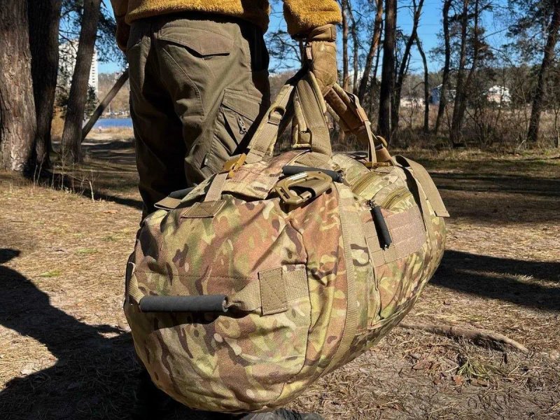 Баул мультикам тактична сумка рюкзак 100л міцний до 200 кг Cordura 1000D — фото 5