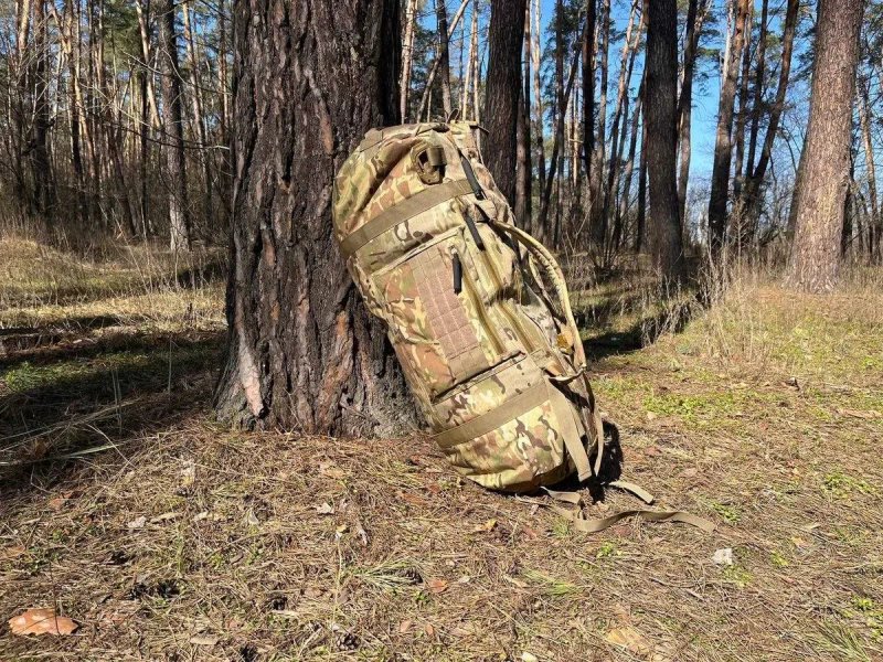 Баул мультикам тактична сумка рюкзак 100л міцний до 200 кг Cordura 1000D — фото 6