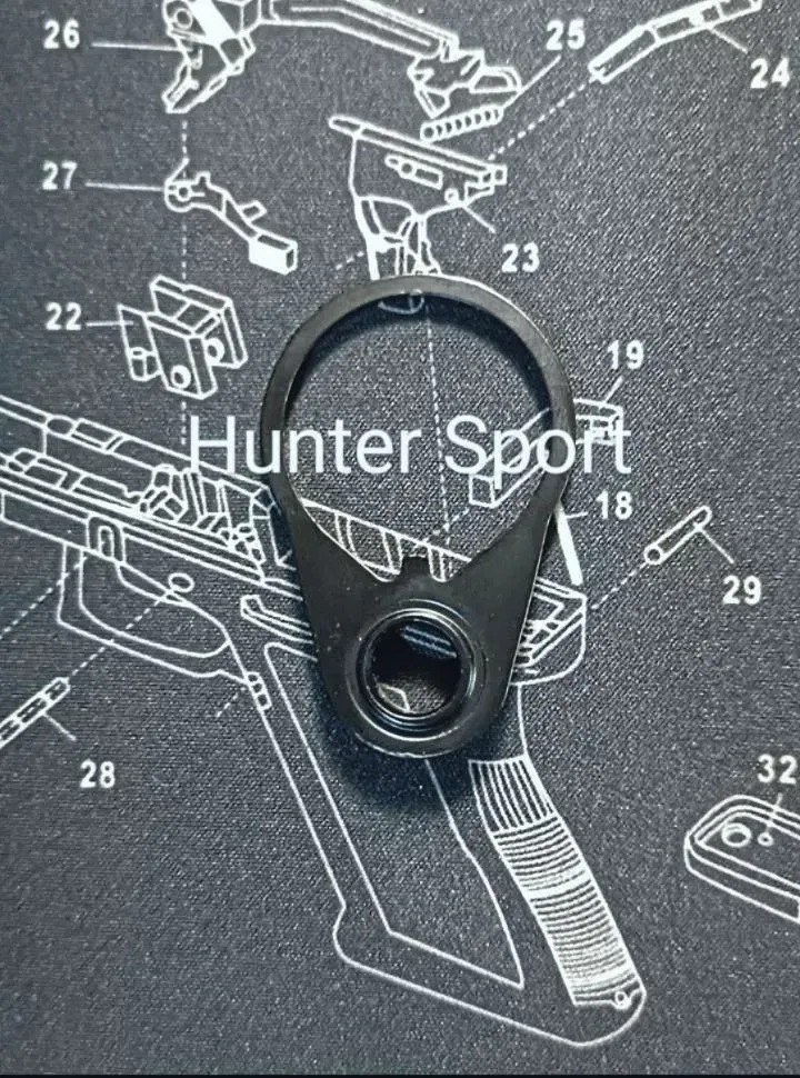 База West Lake Tactical для Qd антабок, база на трубу-ресивер приклада для АК АР серії Sig Sauer Colt CZ Bren — фото 8