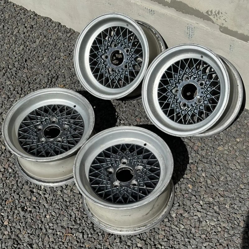 BBS BMW E28 E24 E12 E9 E3 5х120 et11 1985р KBA 40160 БМВ широка полка паутинка відмінний стан рідна фарба без тріщин зварних швів перевірена геометрія — фото 2