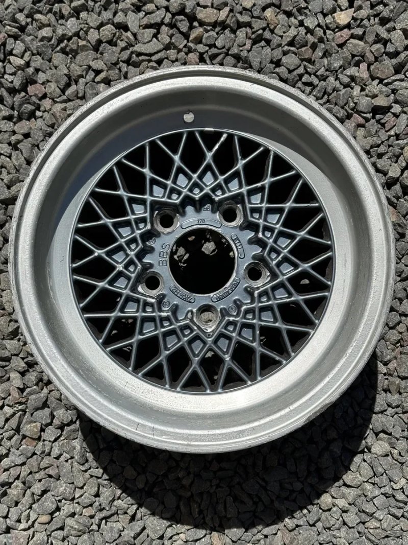 BBS BMW E28 E24 E12 E9 E3 5х120 et11 1985р KBA 40160 БМВ широка полка паутинка відмінний стан рідна фарба без тріщин зварних швів перевірена геометрія — фото 5