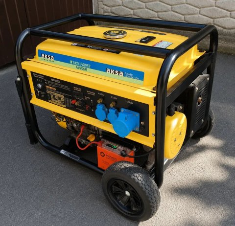 Бензиновий генератор Aksa AAP8000E 6.5кВт