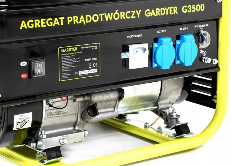 Бензиновий генератор Gardyer G3000 3,0кВт електрогенератор — фото 2