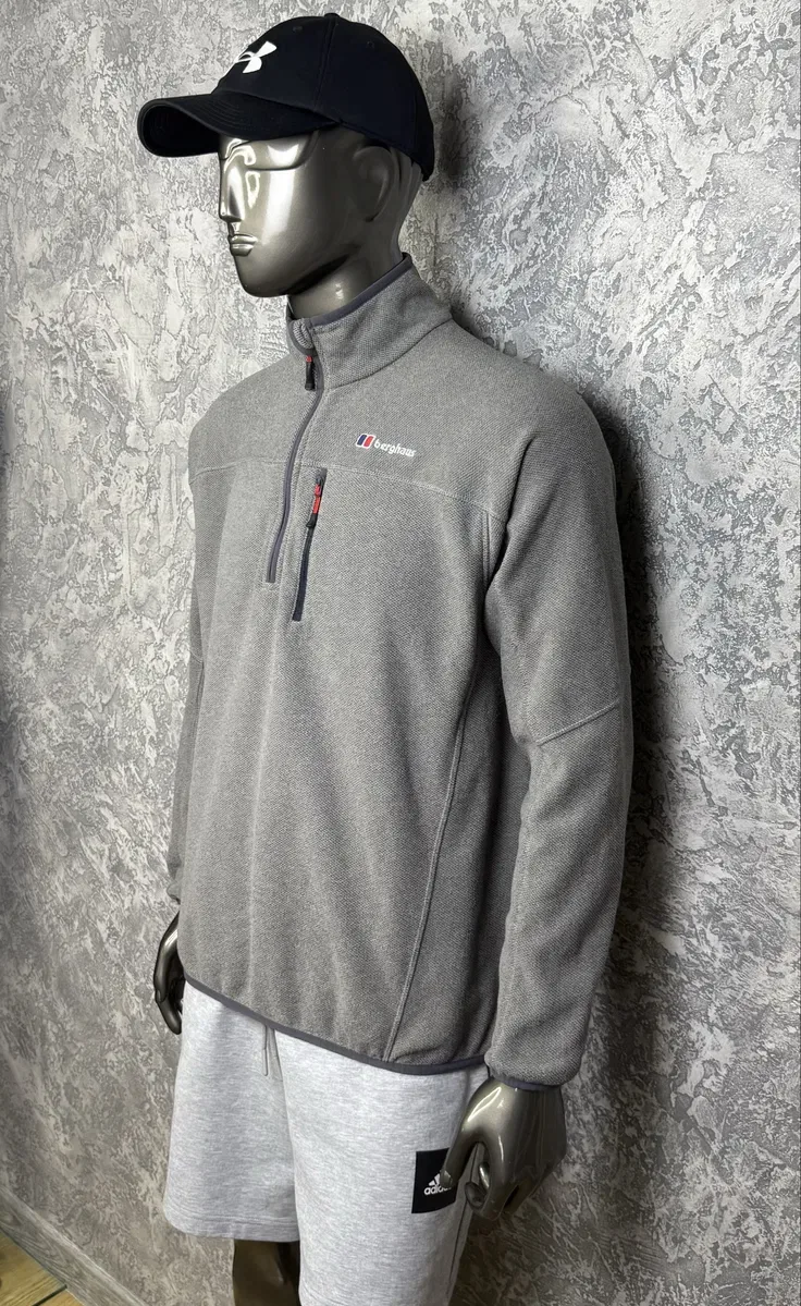 Berghaus кофта толстовка L размер на флисе трекинговая серая — фото 6