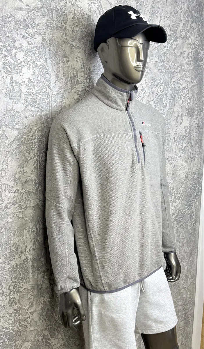Berghaus кофта толстовка L размер на флисе трекинговая серая — фото 7