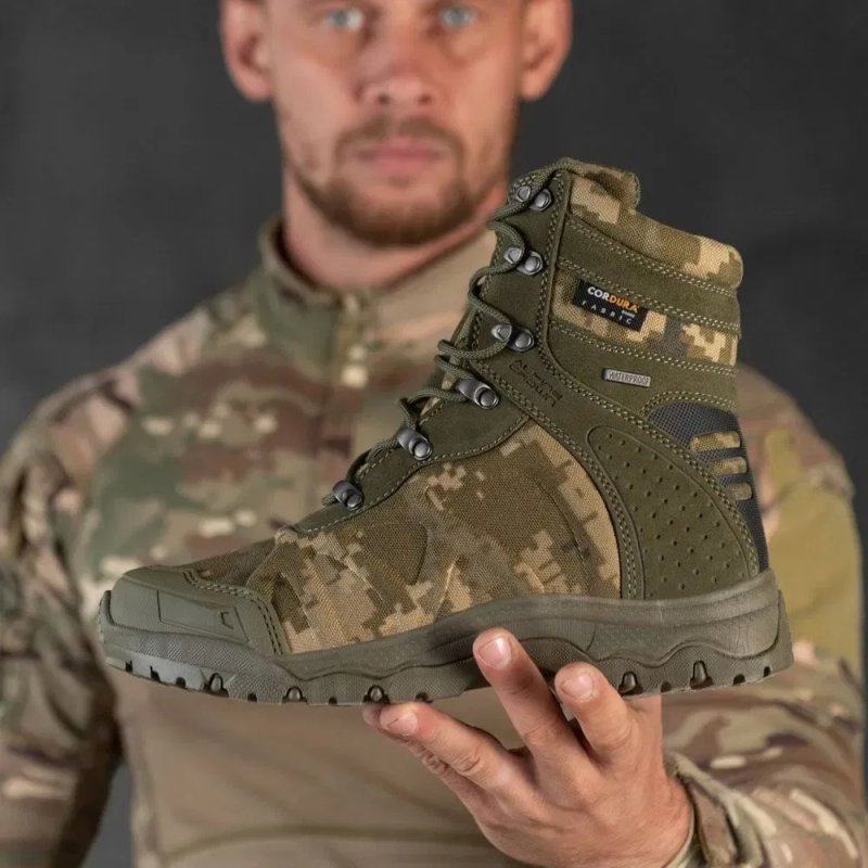 Берці деміссезонні Alpine Crown Military Phantom Cordura 1000D піксель ЗСУ — фото 5