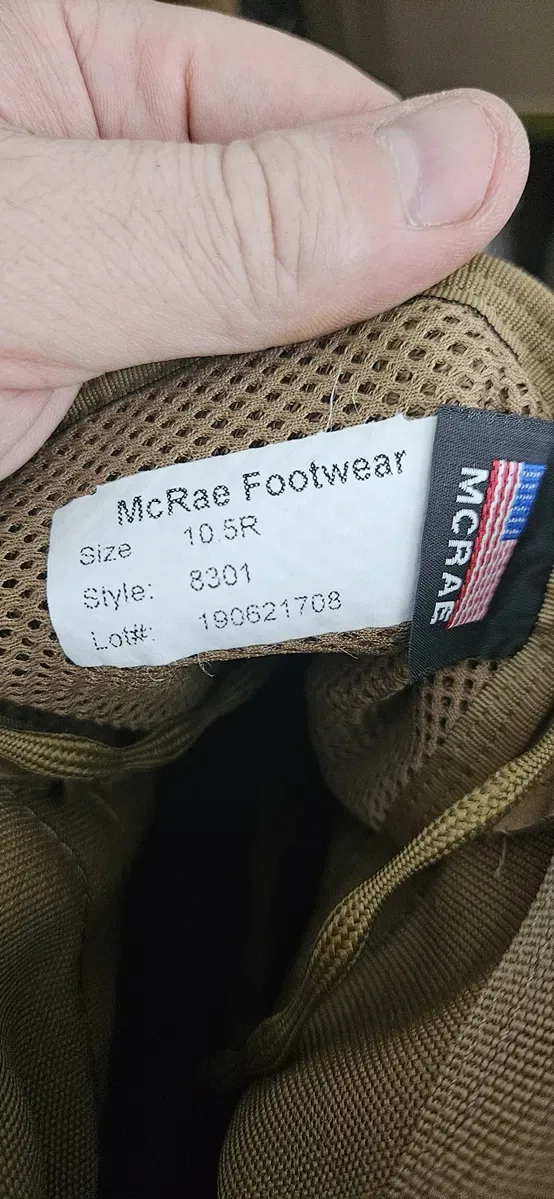 Берці літні військові  McRae 8301. Розмір 43.5/US10.5W — фото 8