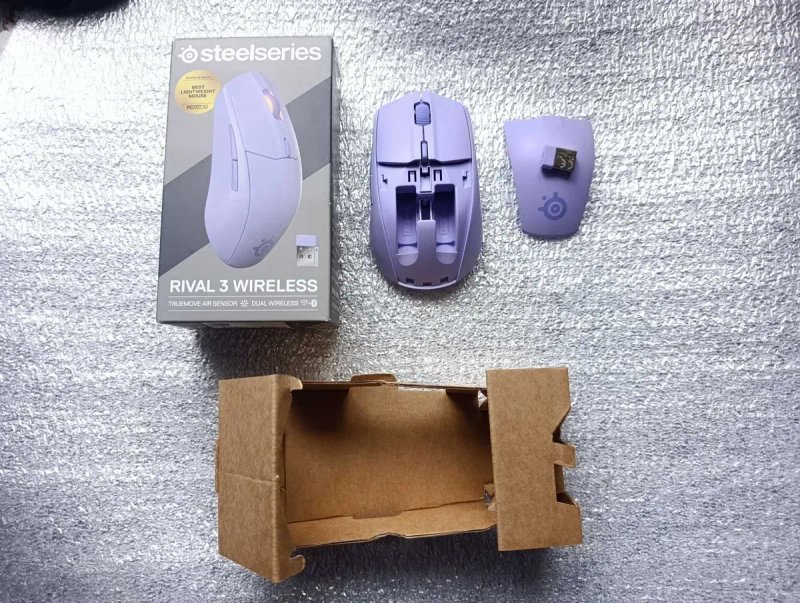 Беспроводная игровая мышь SteelSeries Rival 3 Gen 2 Wireless Lavender — фото 2