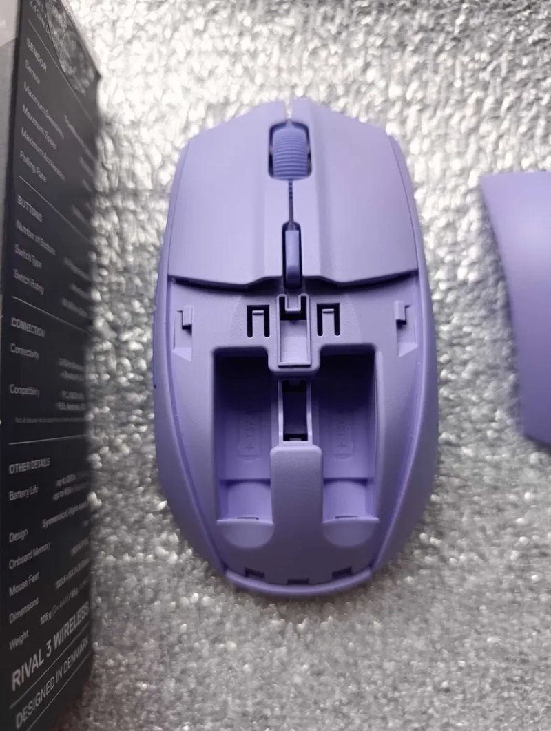 Беспроводная игровая мышь SteelSeries Rival 3 Gen 2 Wireless Lavender — фото 3