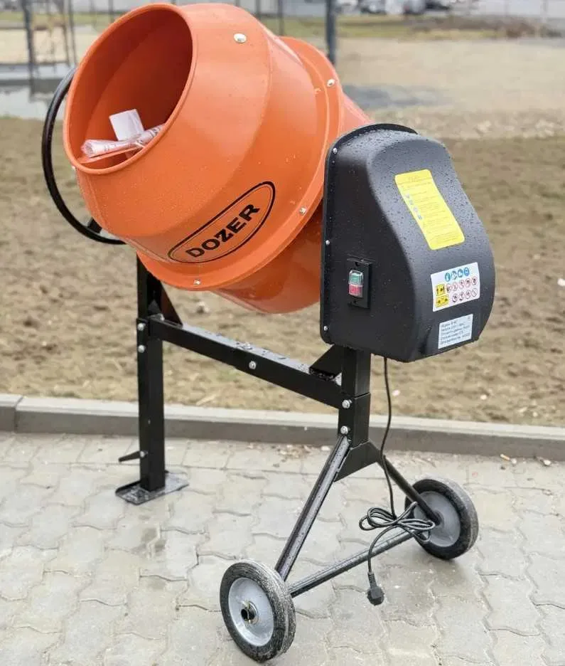 Бетономішалка Бетонозмішувач 125 л. Dozer БП-125 650W 100% Мідь — фото 2