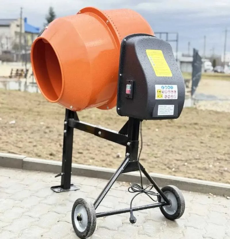 Бетономішалка Бетонозмішувач 125 л. Dozer БП-125 650W 100% Мідь — фото 3